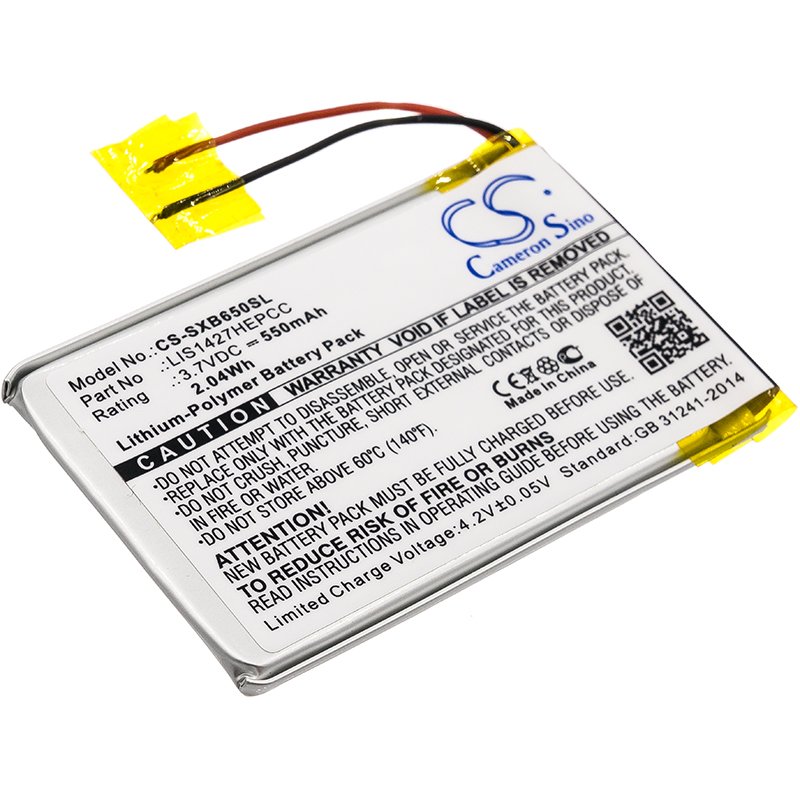 Sony 1-756-920-31 550mAh wireless headphones battery