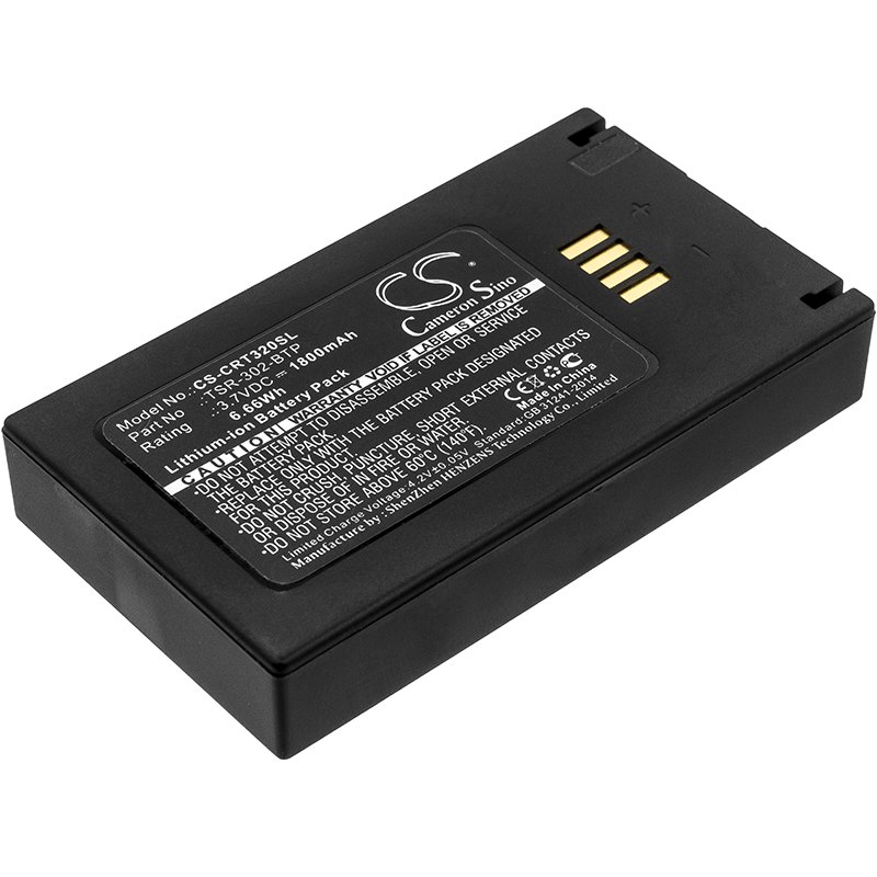 Crestron TSR-302-BTP 1800mAh remote control battery