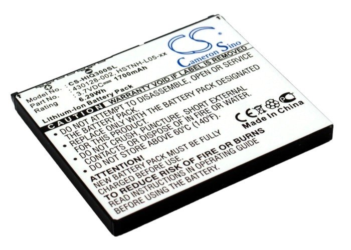 HP iPAQ 300 akumulatoru  Li-ion 1700mAh