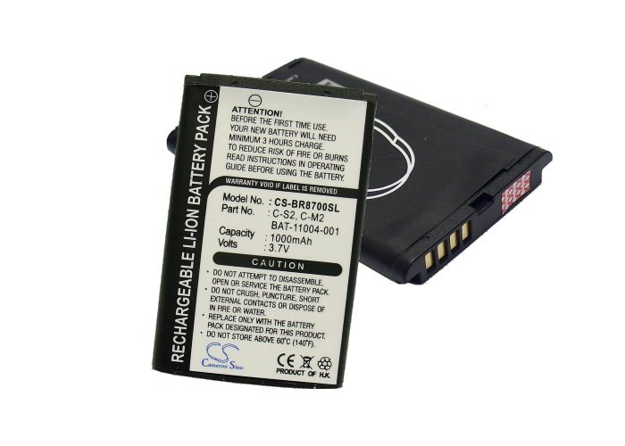 Blackberry 8700 mobile phone battery Li-ion 1000mAh