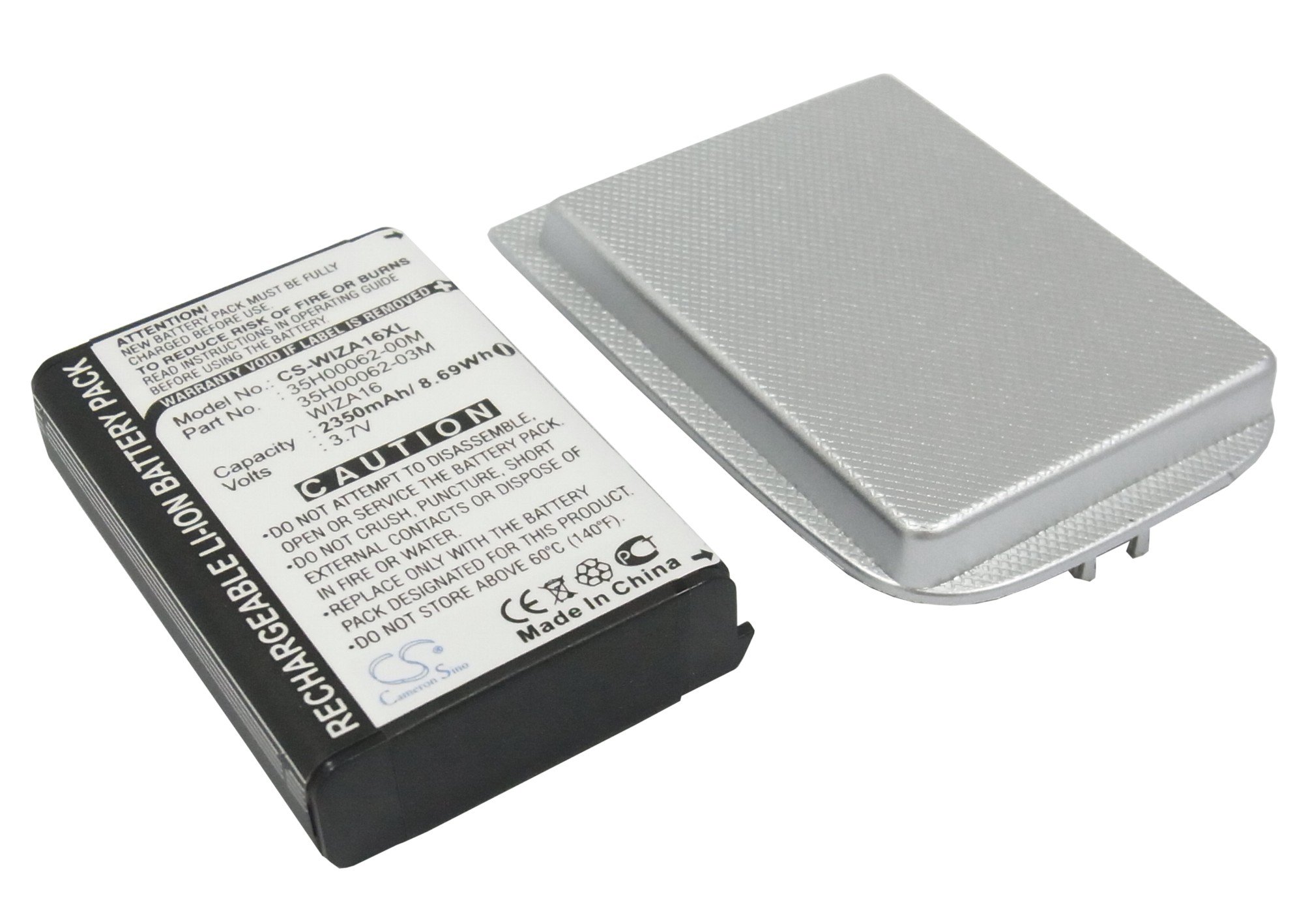 HTC Wizard Extended / аккумулятор с новой задней крышкой Li-ion 2350mAh