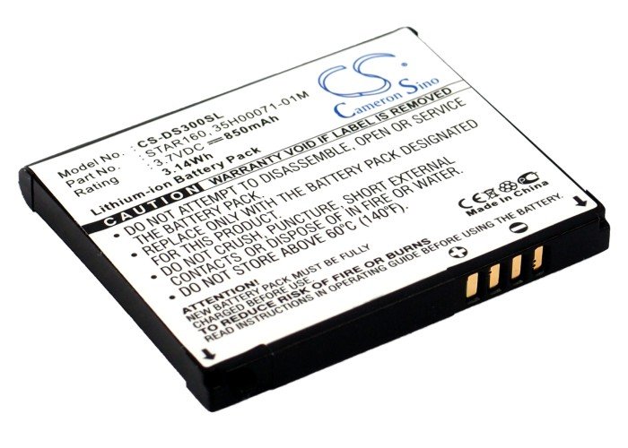 HTC Str Trk, Star trek, Startrek 100, Startrek 160, S420, S411, Erato аккумулятор Li-ion 850mAh