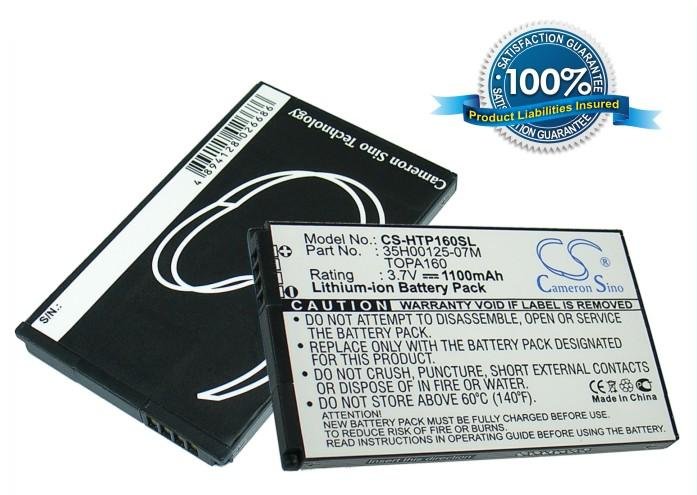 HTC Touch Diamond 2, Topaz 100, T5353, T5388, Click, Mage, Tattoo, Touch2, T3333 аккумулятор Li-ion 1100mAh