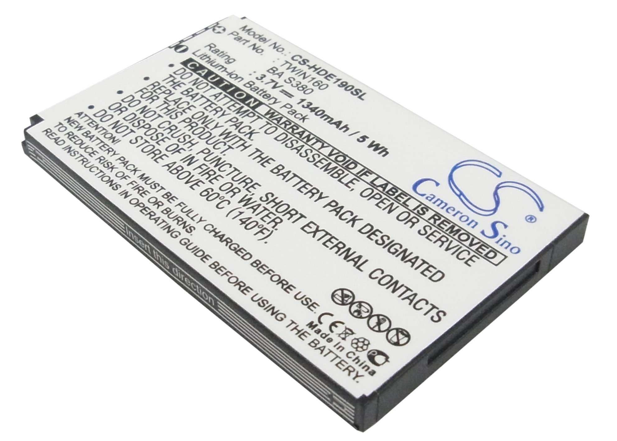 HTC Hero, Hero 100, Hero 130, A6262 аккумулятор Li-ion 1340mAh