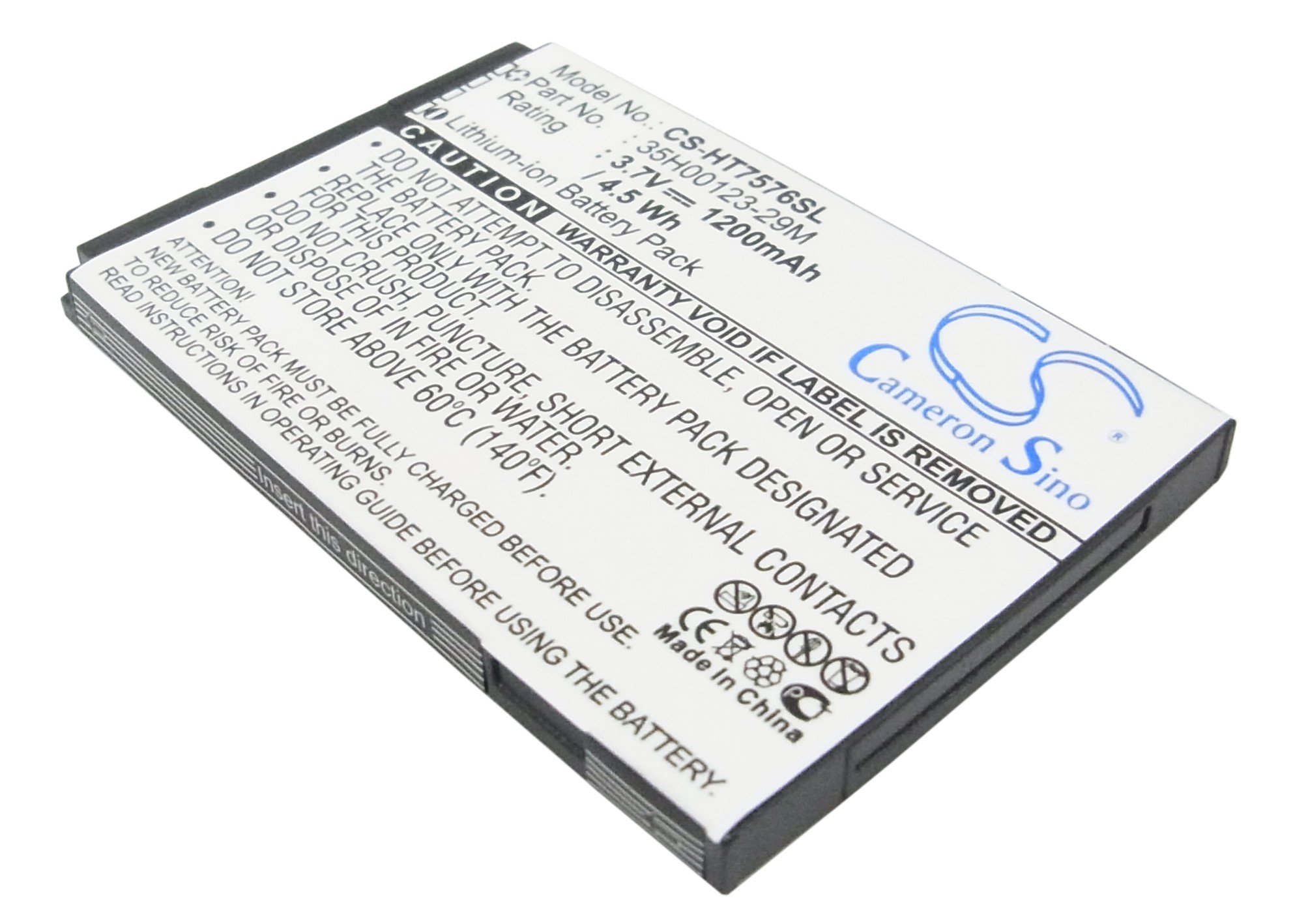 HTC 7 Pro, T7576 аккумулятор Li-ion 1200mAh