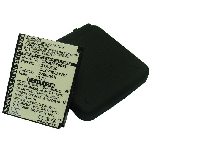 Audiovox SMT5700, SMT-5700 mobile phone battery with extended cover Li-ion 2200mAh