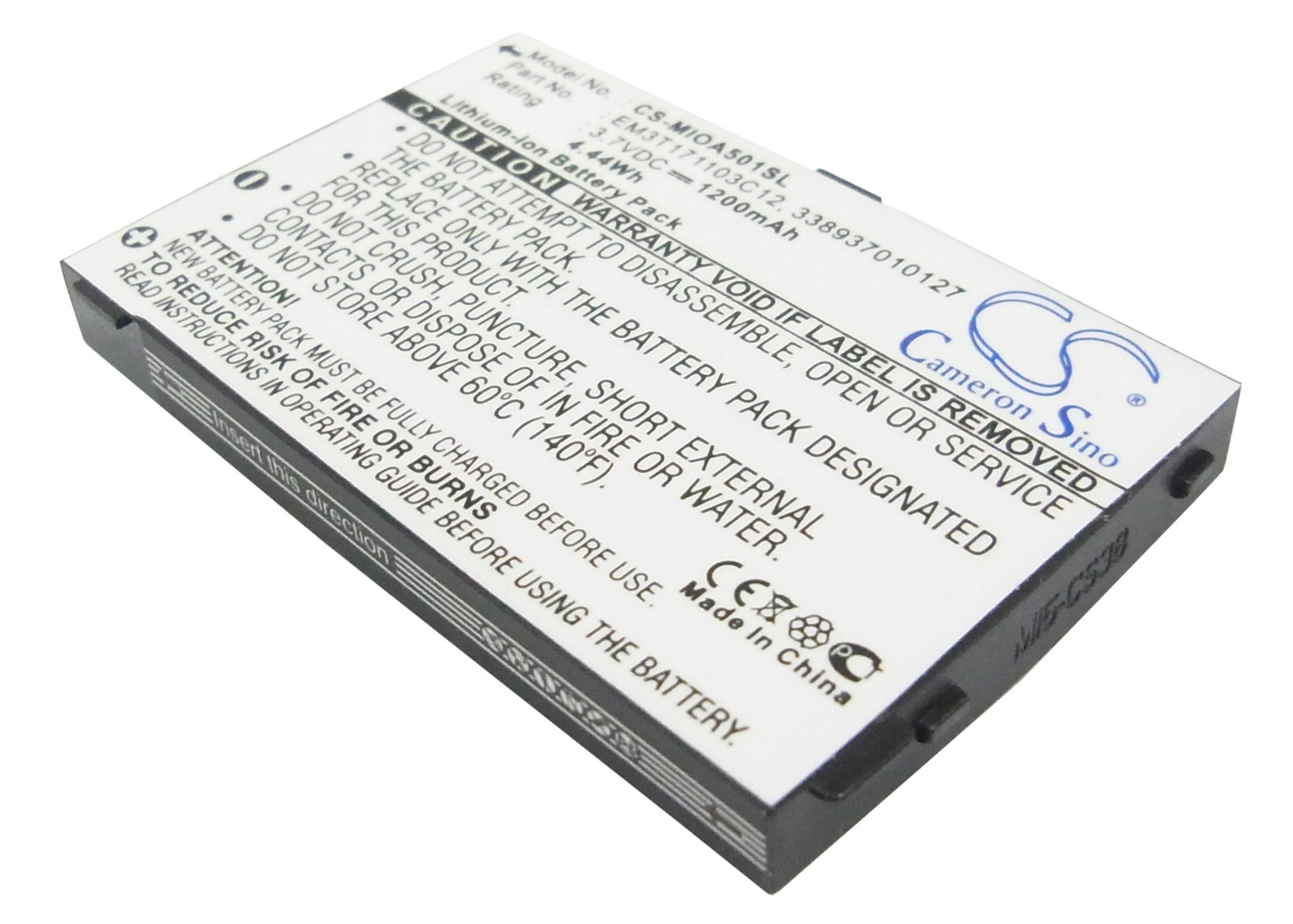 Mitac  Mio A500, Mio A501, Mio A502 akku Li-ion 1200mAh