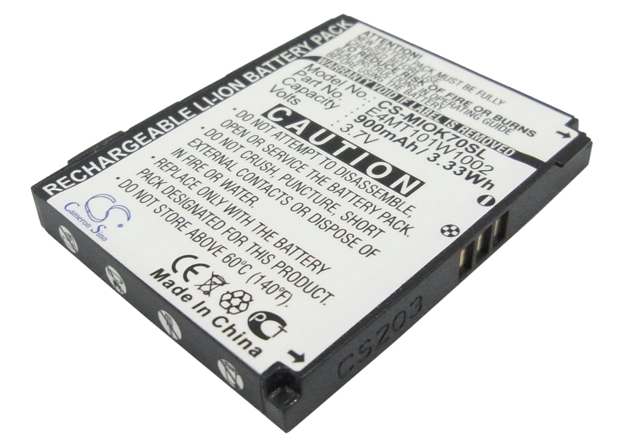 Mitac  Mio Explora K70, Explora K75 akku Li-ion 900mAh