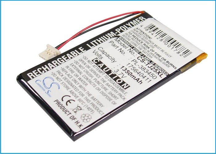 Sony  Clie PEG-J25, Clie PEG-TJ35 Extended Li-Polymer akumulatoru  1350mAh