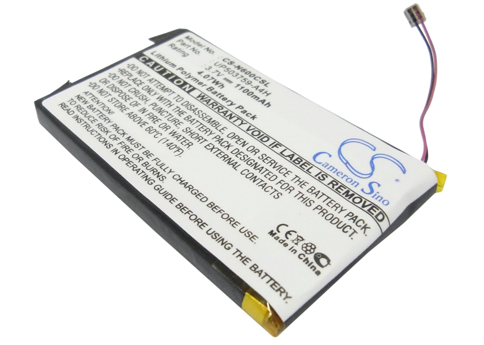 Sony Clie PEG-N600C, Clie PEG-N610, Clie PEG-N610C Li-Polymer mobile phone battery 1100mAh