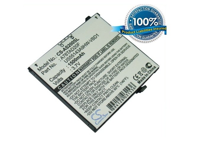 Acer F1, neoTouch S200 аккумулятор Li-ion 1500mAh