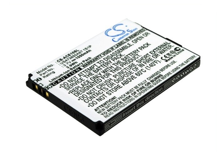 Acer C1, E1, E100, E100 US, E101, beTouch E100, beTouch E101 aku Li-ion 1050mAh