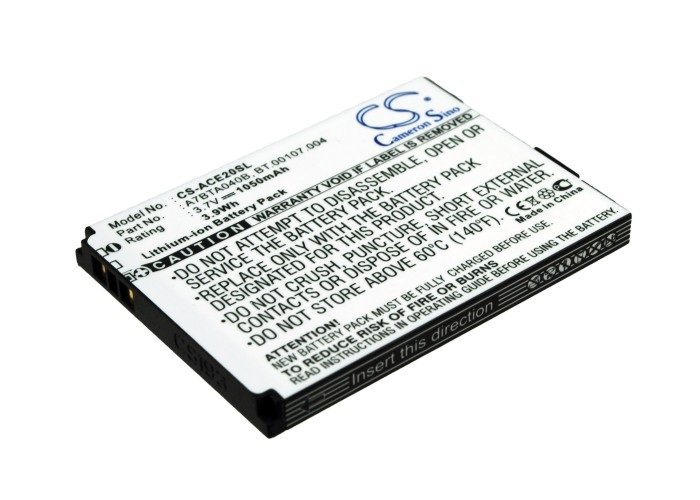 Acer L1, beTouch E200 аккумулятор Li-ion 1050mAh