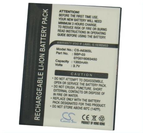Asus Mypal A630, Mypal A632, Mypal A632N, Mypal A635, Mypal A636, Mypal A636N, Mypal A639 akumulatoru  Li-ion 1350mAh
