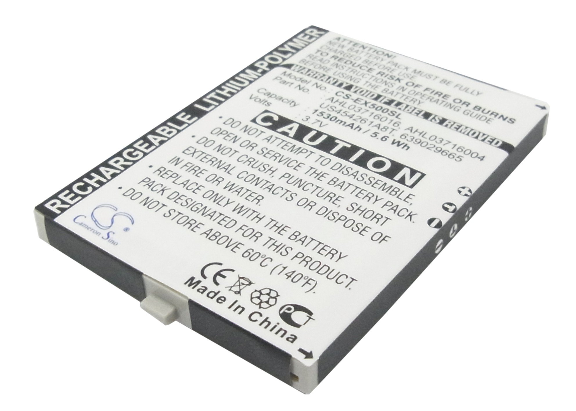 E-Ten AHL03716016, 369029665 аккумулятор телефона 1530mAh