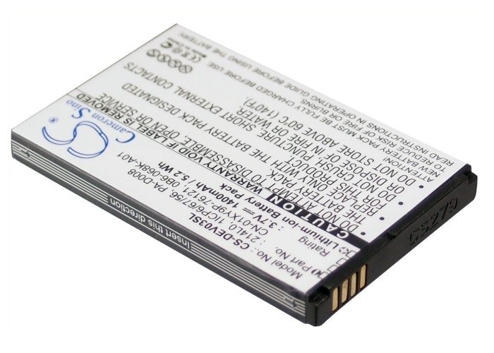 Dell 214L0, 1ICP6/67/56, CN-01XY9P-76121, 0B6-068K-A01, PA-D008 mobile phone battery 1400mAh