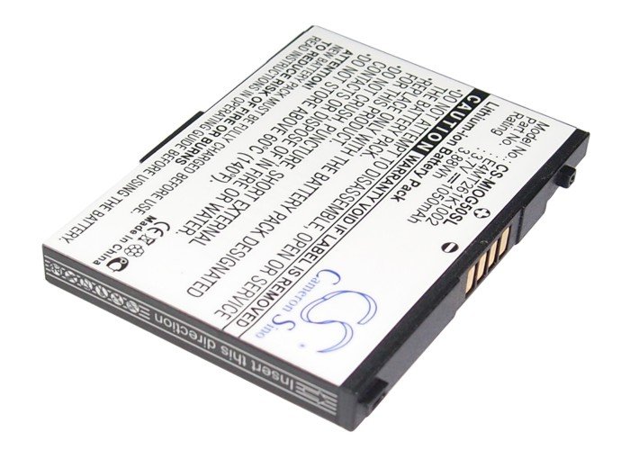 Mio E4MT261K1002, 338937010153 PDA akku 1050mAh