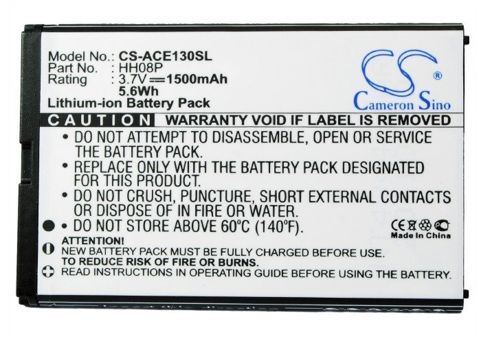 Acer HH08P, BT.0010S.002 аккумулятор 1500mAh