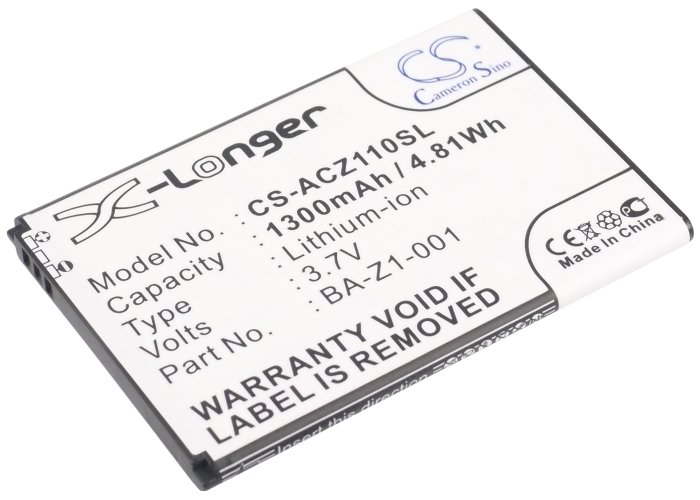 Acer Liquid Z110 Dou, Z110 mobile phone battery 1300mAh