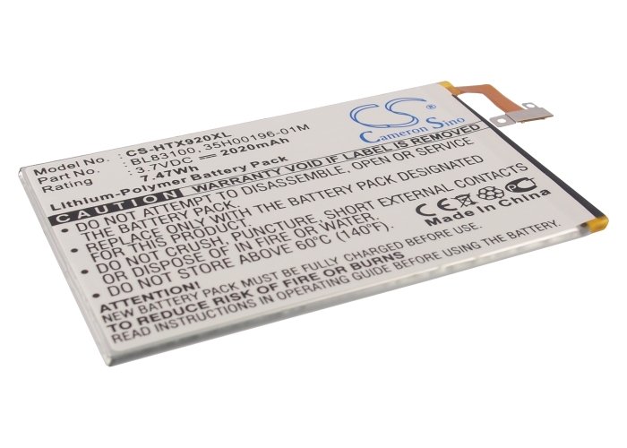 HTC BL83100, 35H00196-01M, 35H00196-04M аккумулятор телефона 2020mAh