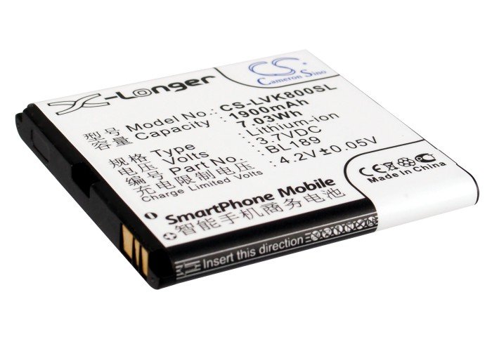 Lenovo BL189 mobiiltelefoni aku 1900mAh