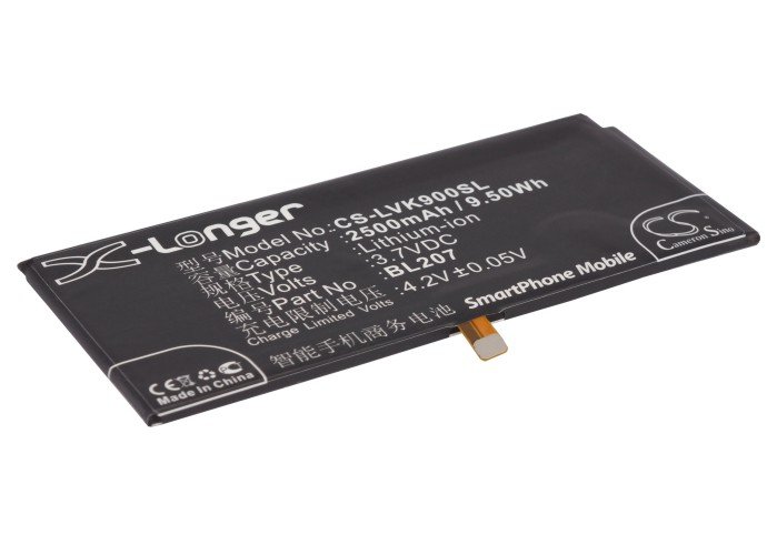 Lenovo K900, K100 BL207 аккумулятор 2500mAh