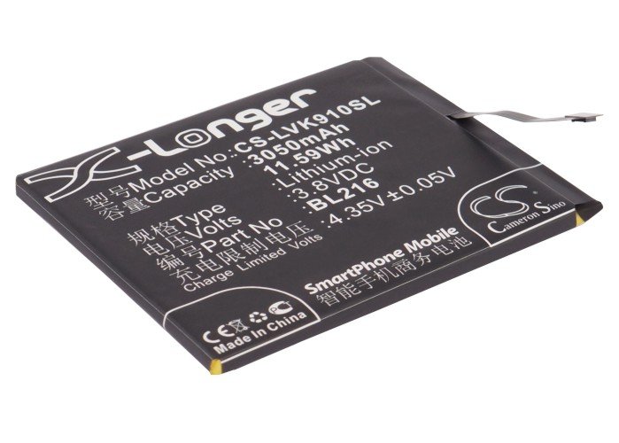 Lenovo VIBE Z, K910, K910E BL216 аккумулятор 3050mAh
