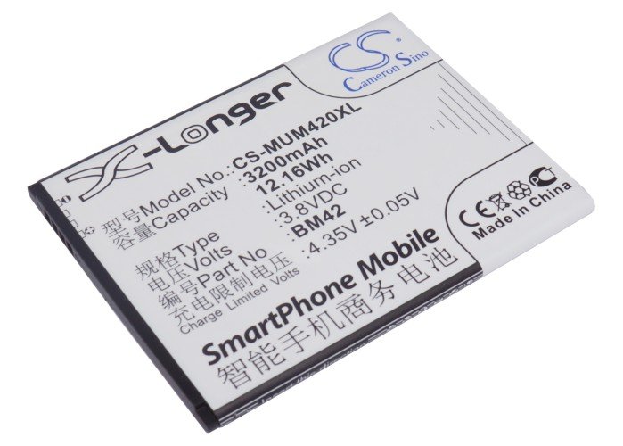 Xiaomi Note, BM42 mobile phone battery 3200mAh