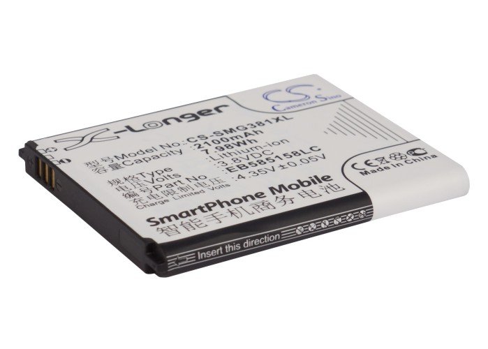 Samsung SM-G3812, EB585158LC tālruņa akumulatoru 2100mAh