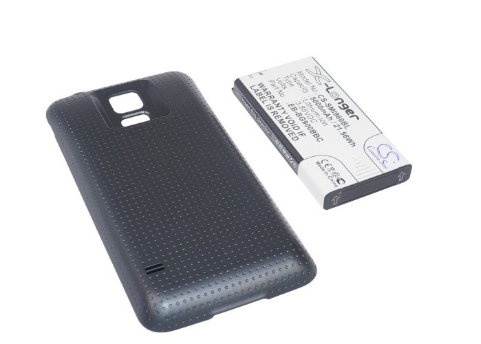 Samsung Galaxy S5, EB-B900BE aku 5600mAh halli tagakaanega