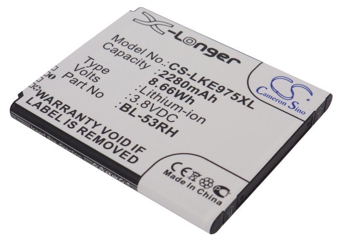 LG Optimus GJ, Gee, E975w BL-53RH, EAC61958407 аккумулятор 2280mAh