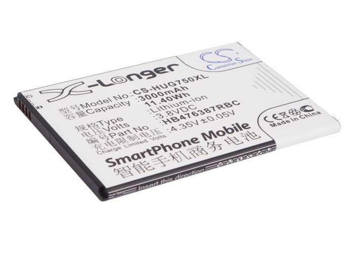 Huawei Ascend G750, HB476387RBC аккумулятор телефона 3000mAh