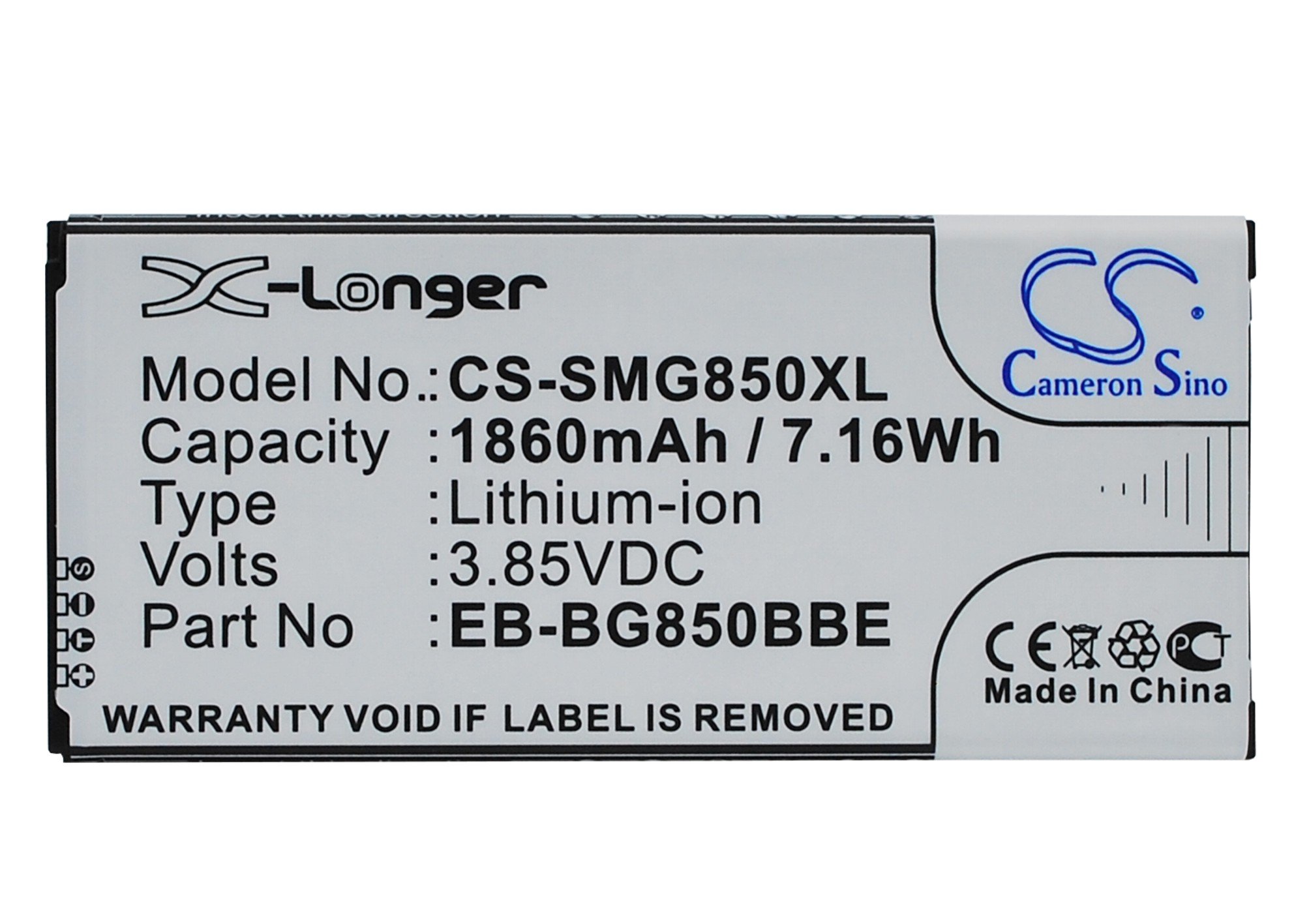 Samsung Galaxy Alpha, EB-BG850BBC tālruņa akumulators 1860mAh