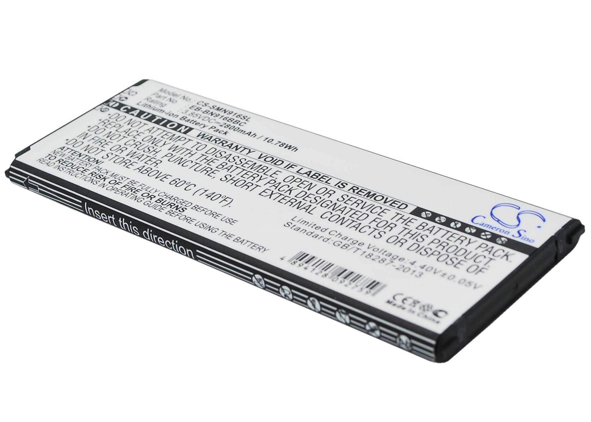 Samsung EB-BN916BBC mobilā telefona akumulators 2800mAh