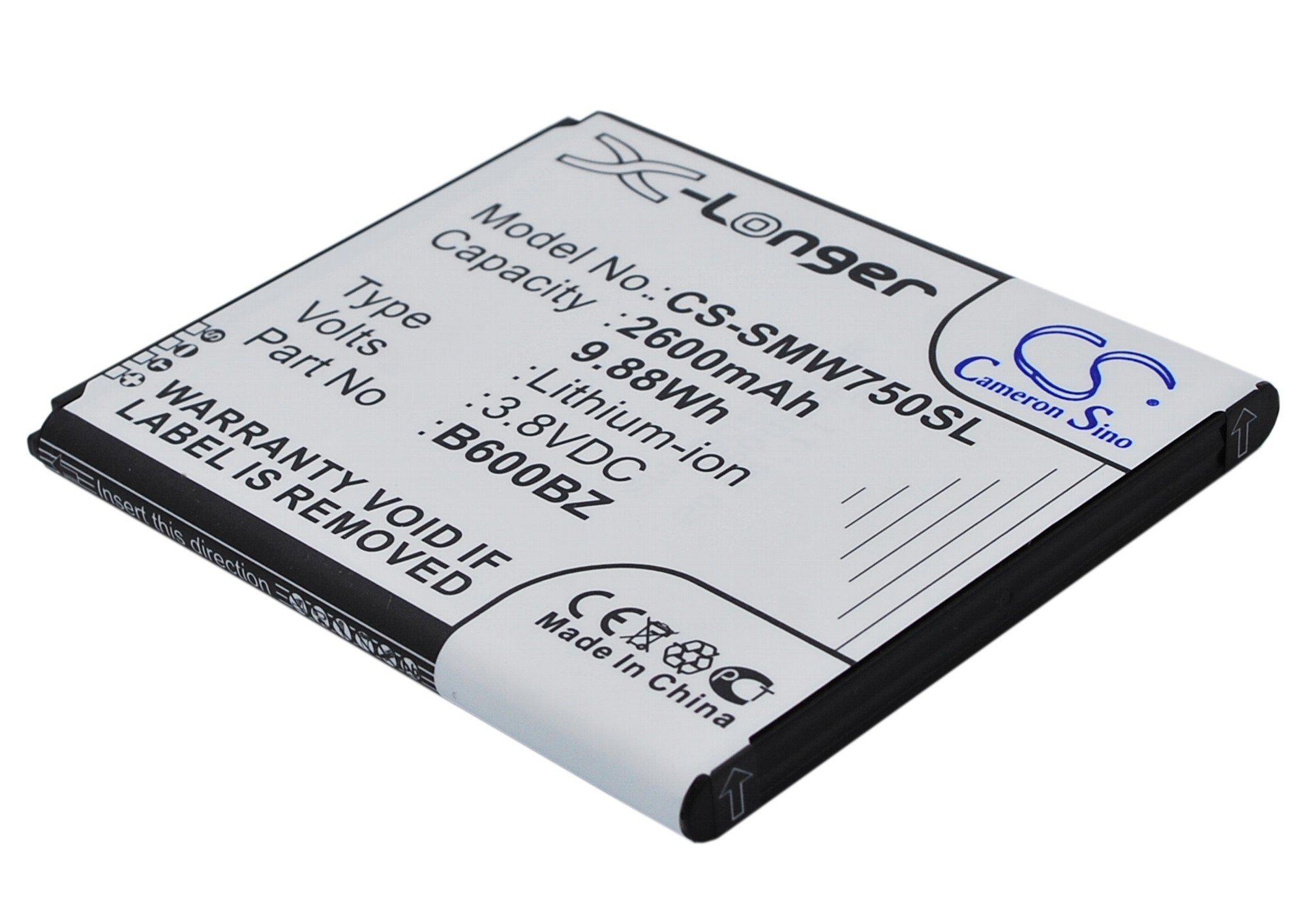 Samsung B600BZ mobile phone battery 2600mAh