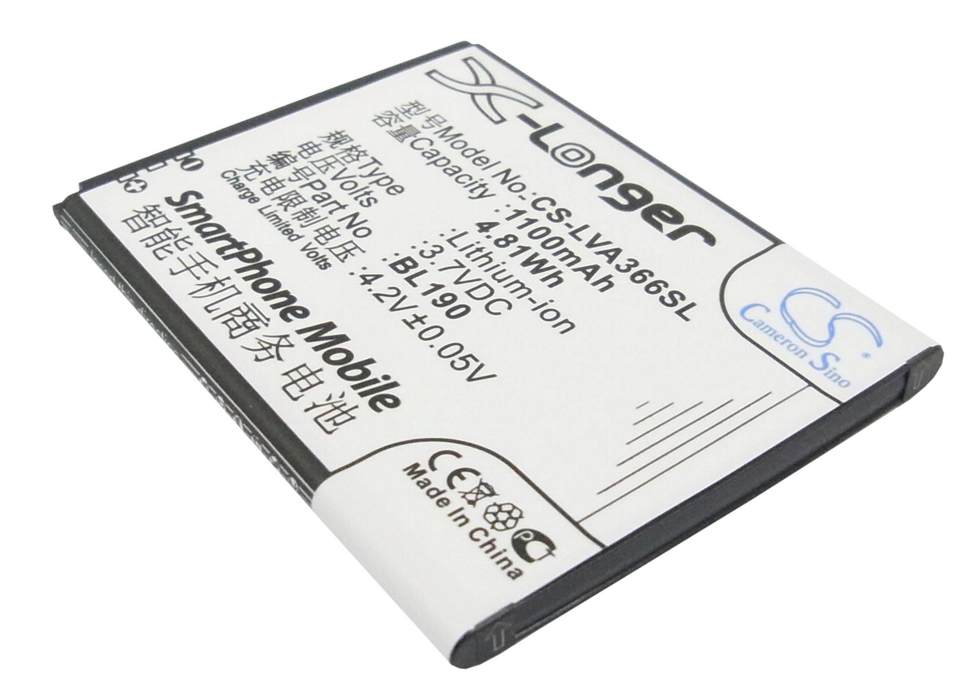 Lenovo BL190 аккумулятор 1100mAh