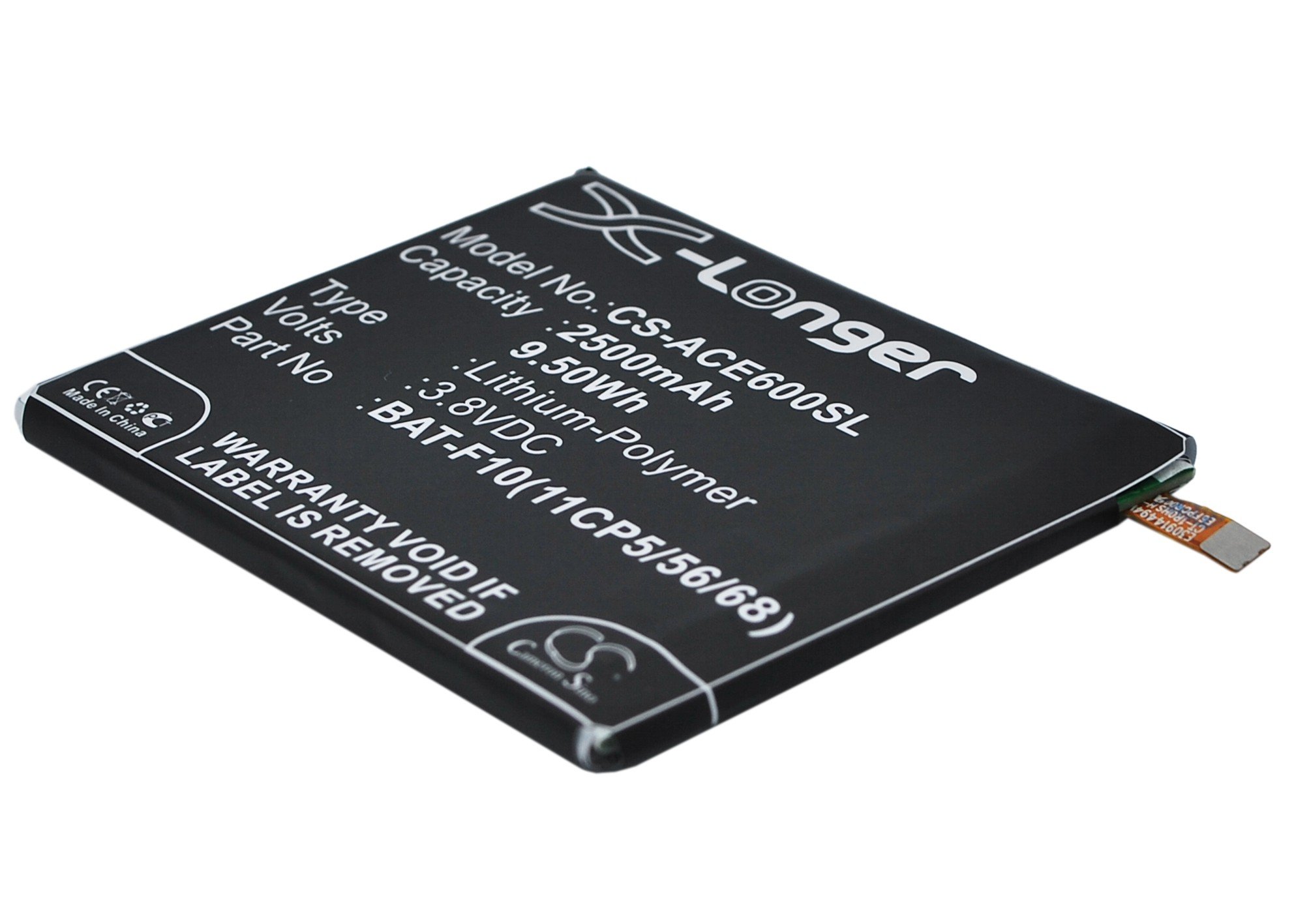 Acer KT.0010S.012 аккумулятор телефона 2500mAh