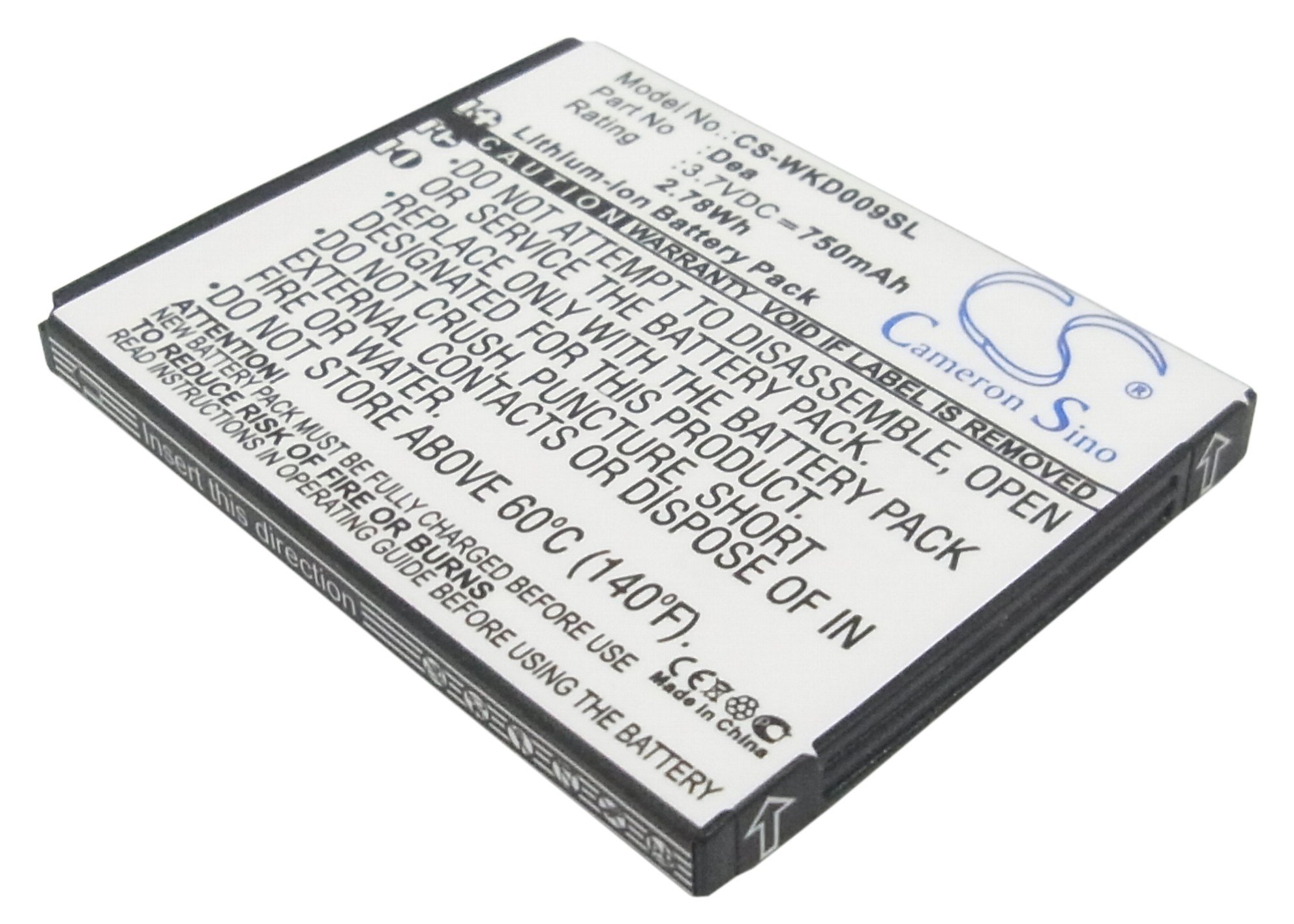 Wiko Dea akumulatoru 750mAh