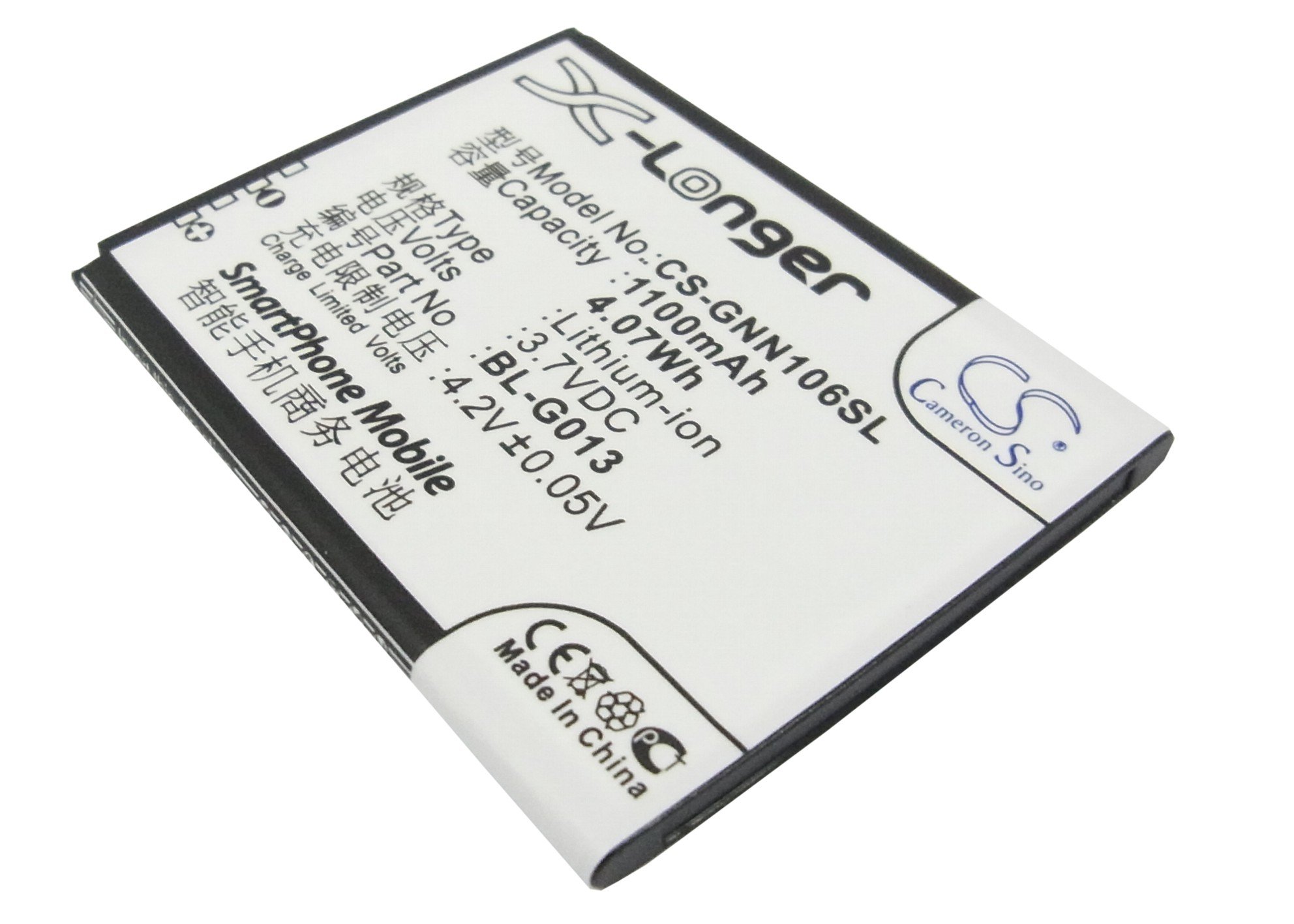 GIONEE BL-G013 akumulatoru 1100mAh