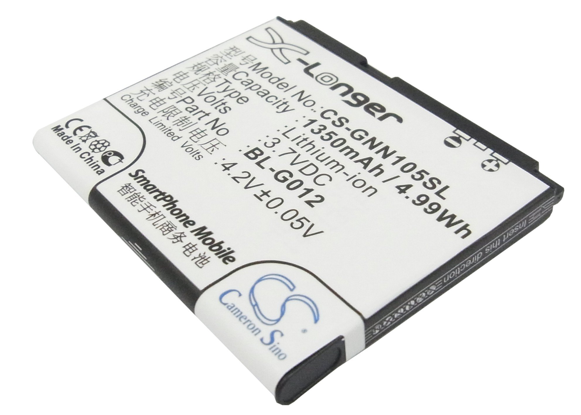 GIONEE BL-G012 akumulatoru 1350mAh