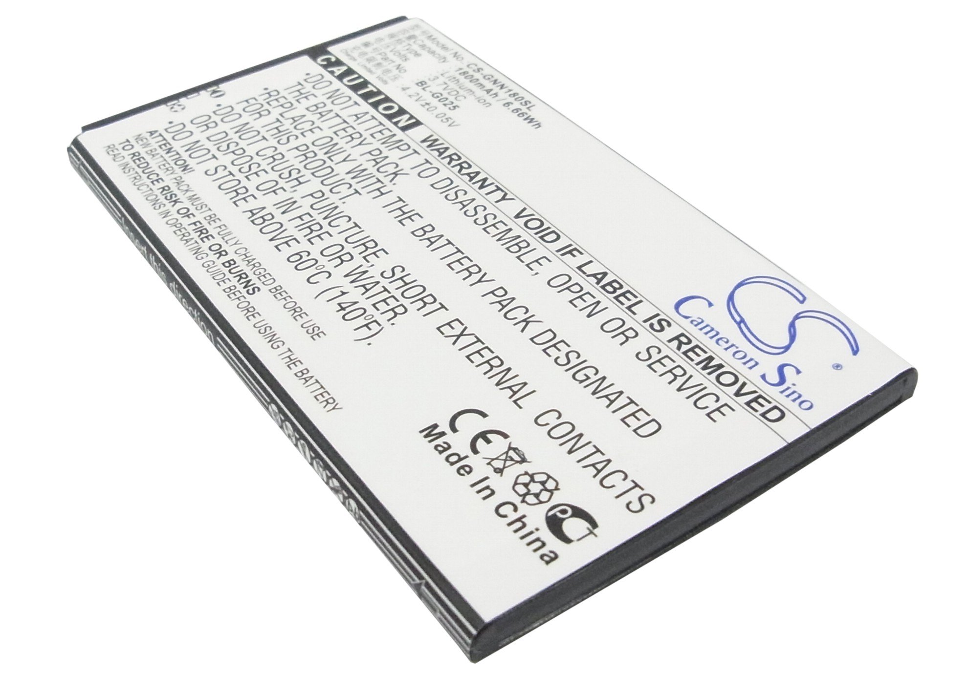 GIONEE BL-G025 akumulatoru 1800mAh
