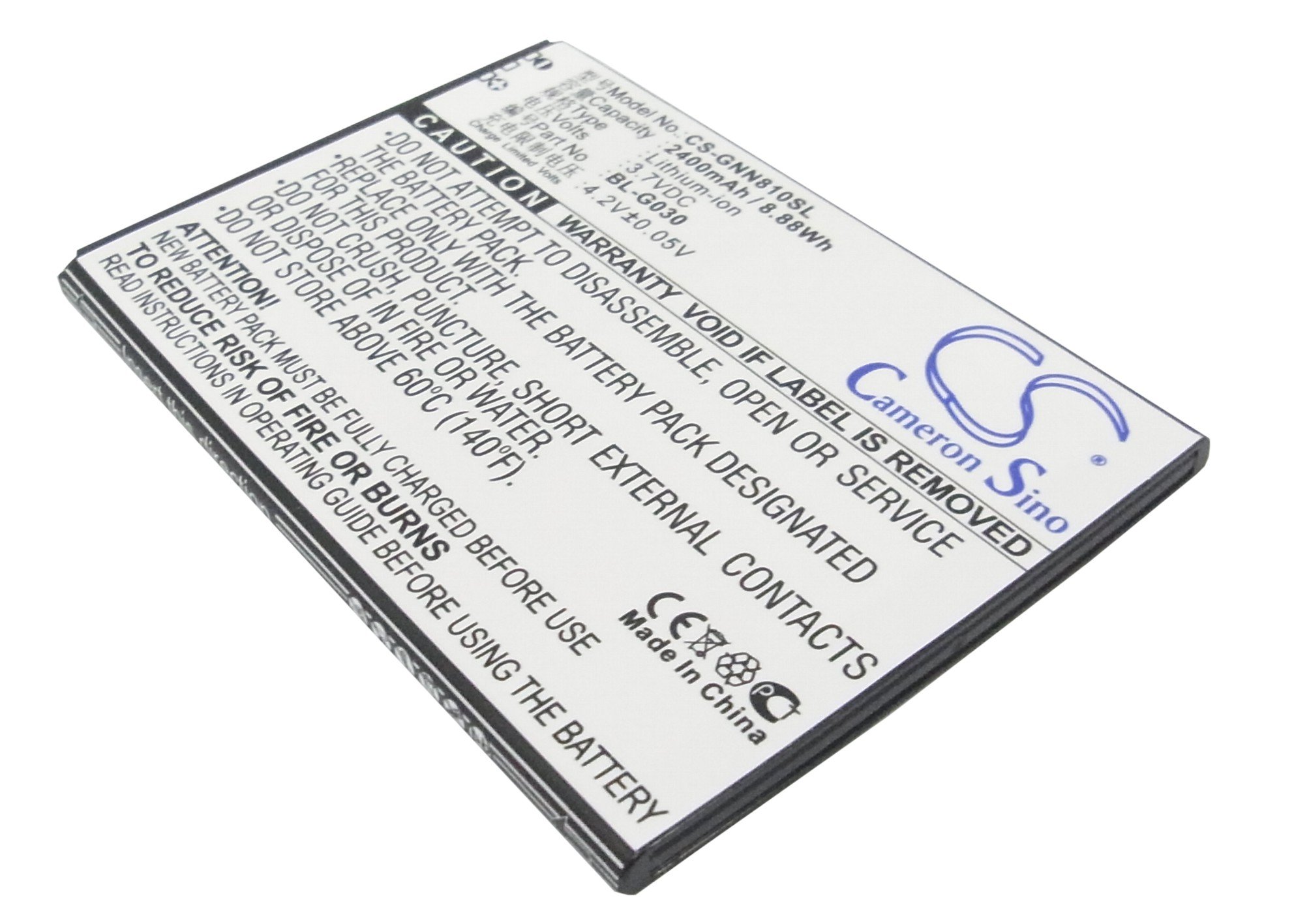 GIONEE BL-G030 akumulatoru 2400mAh