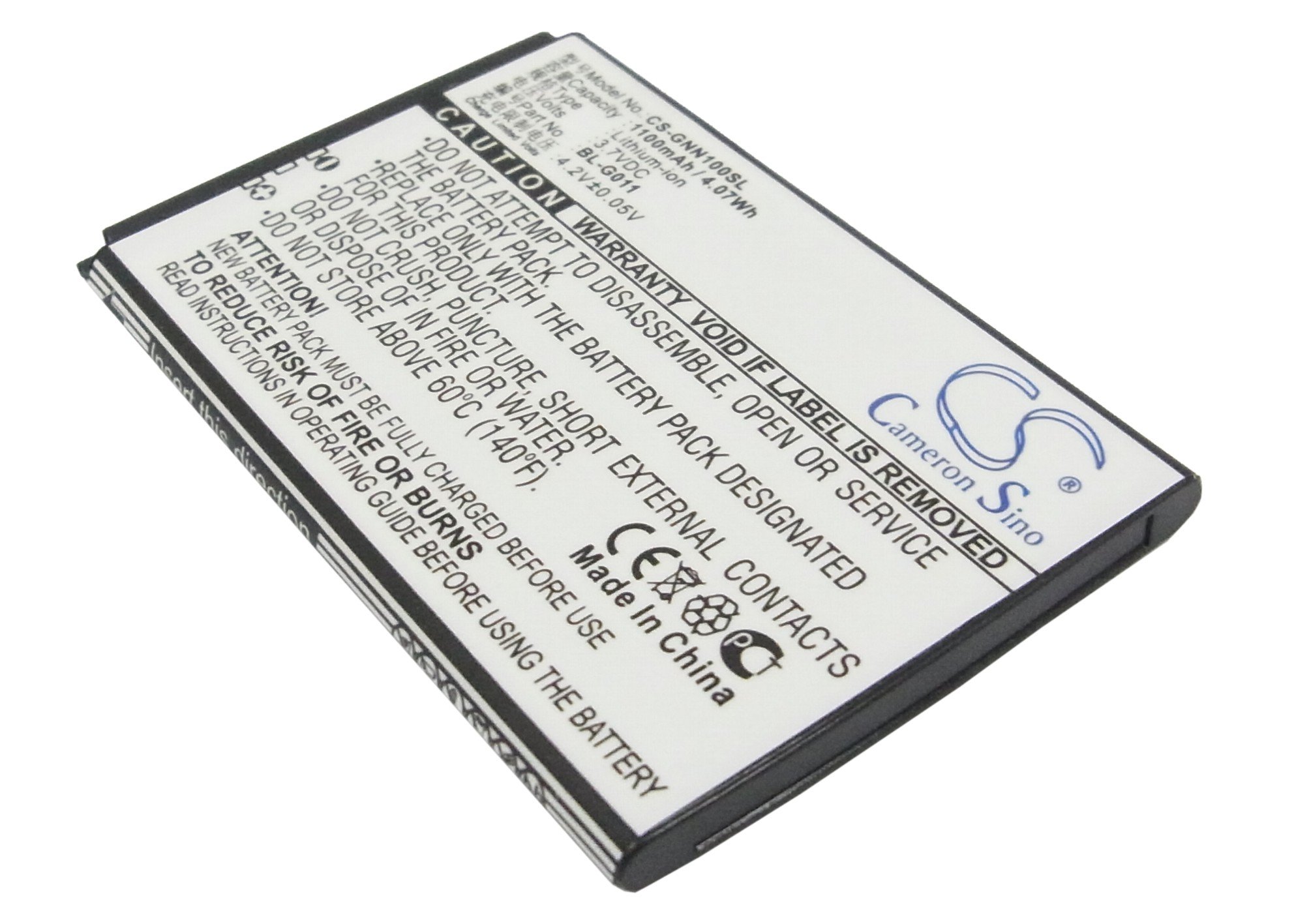 GIONEE BL-G011 akumulatoru 1100mAh