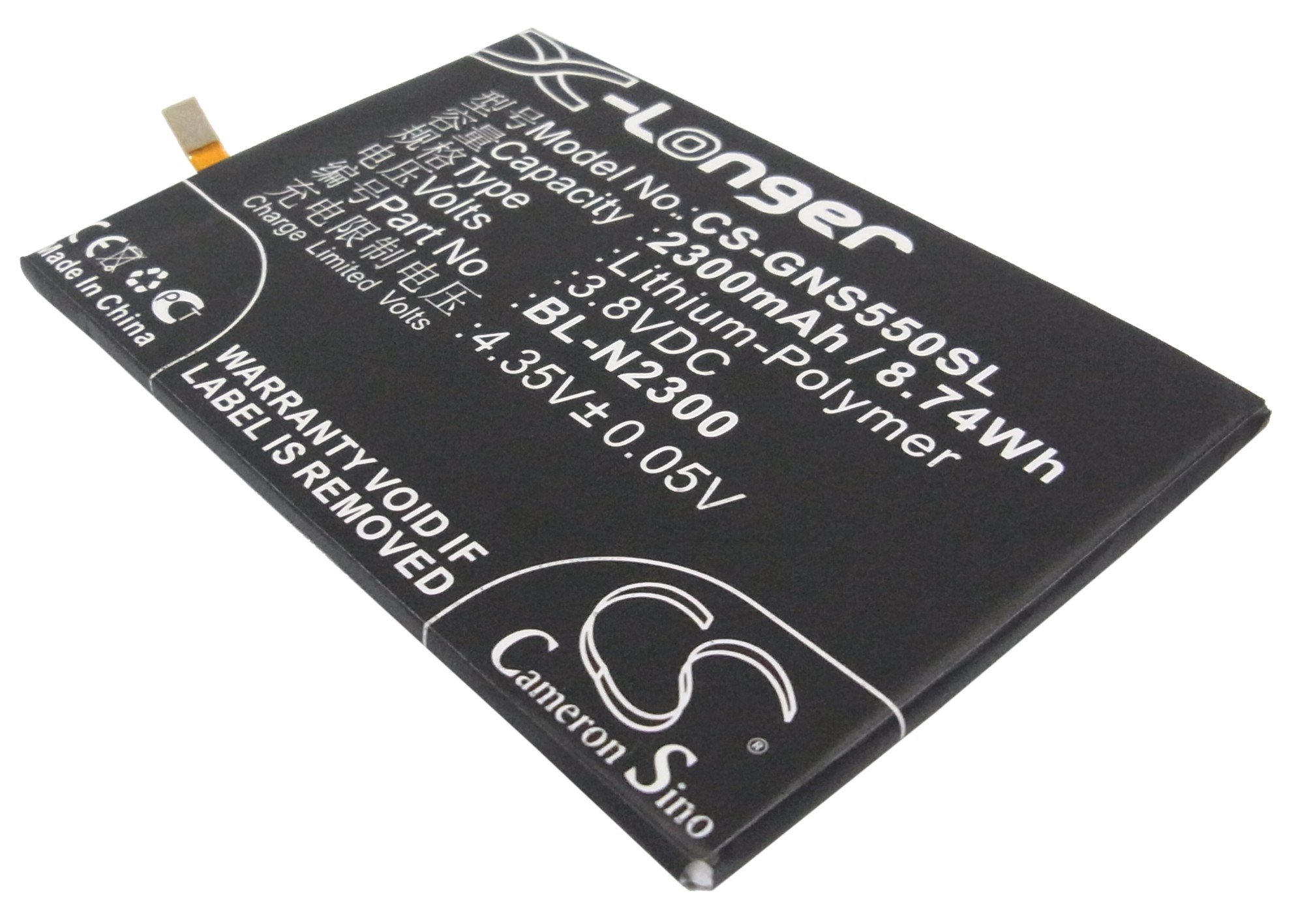 GIONEE BL-N2300 mobile phone battery 2300mAh
