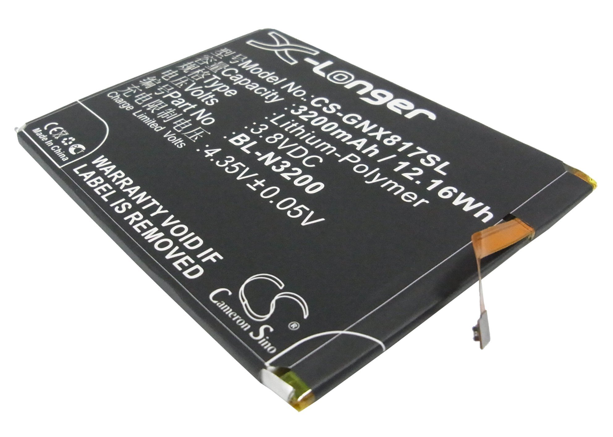 GIONEE BL-N3200 akumulatoru 3200mAh