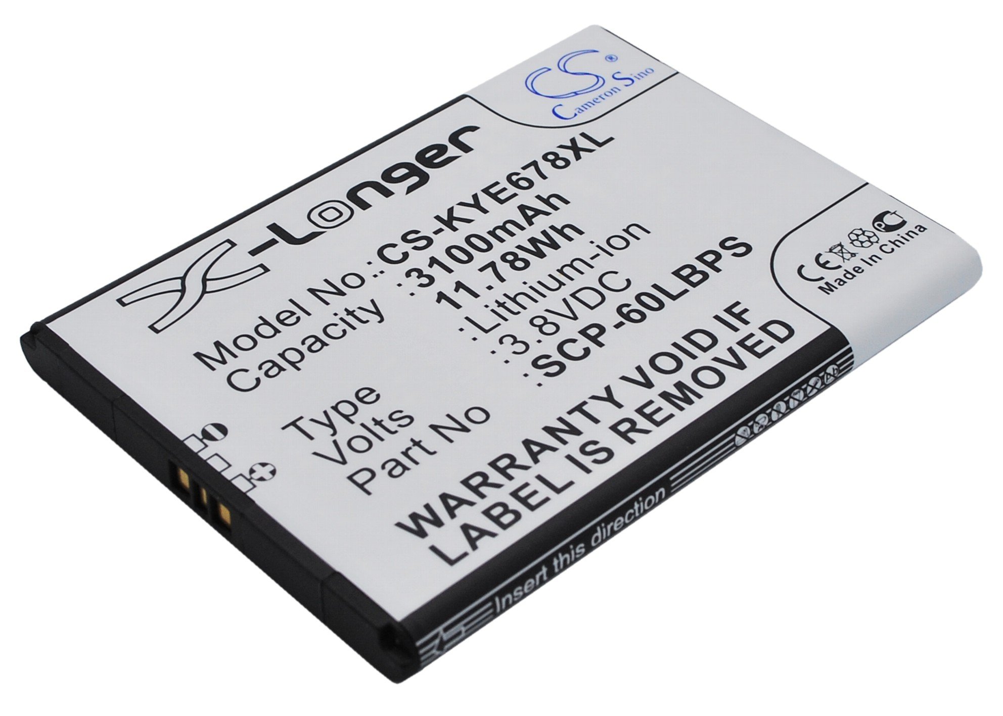 Kyocera Brigadier, E6782, DuraForce, E6762, E6560 аккумулятор 3100mAh