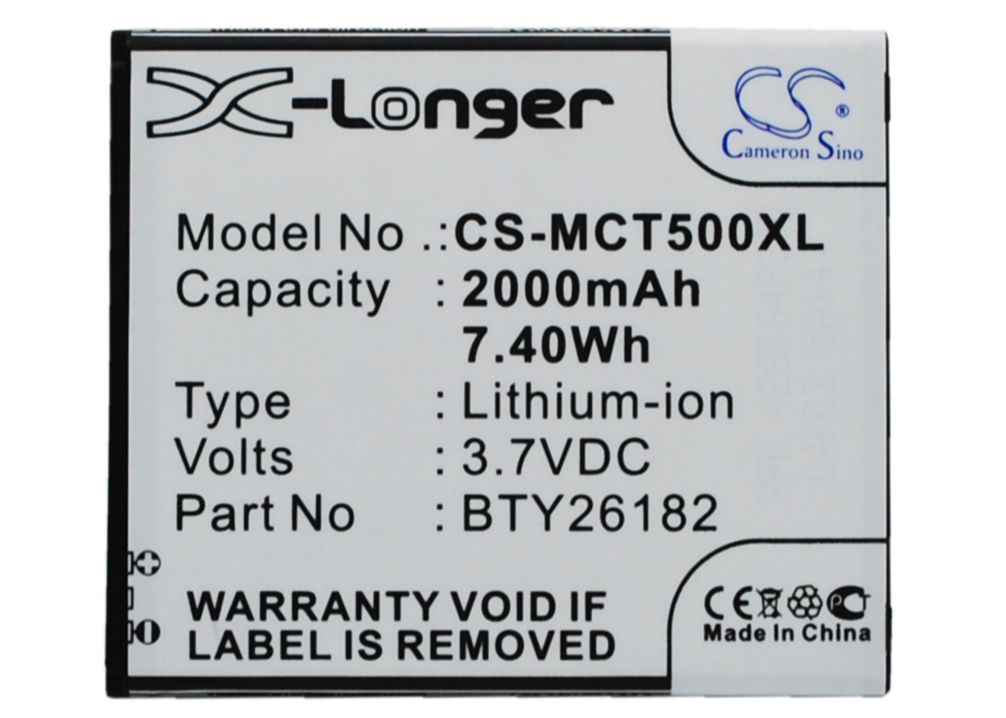 Mobistel Cynus T5 akku 2000mAh