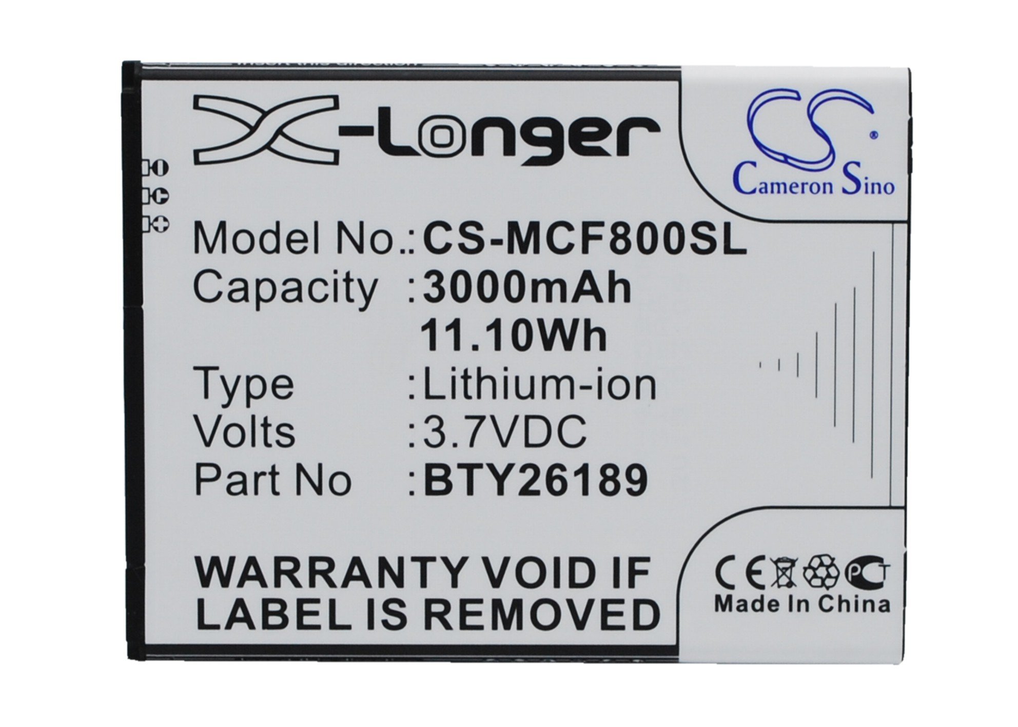 Mobistel Cynus F8 akku 3000mAh