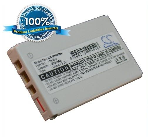 Nokia BLB-3 akumulatoru  900mAh
