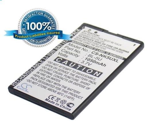 Nokia BL-5U akumulatoru  1050mAh